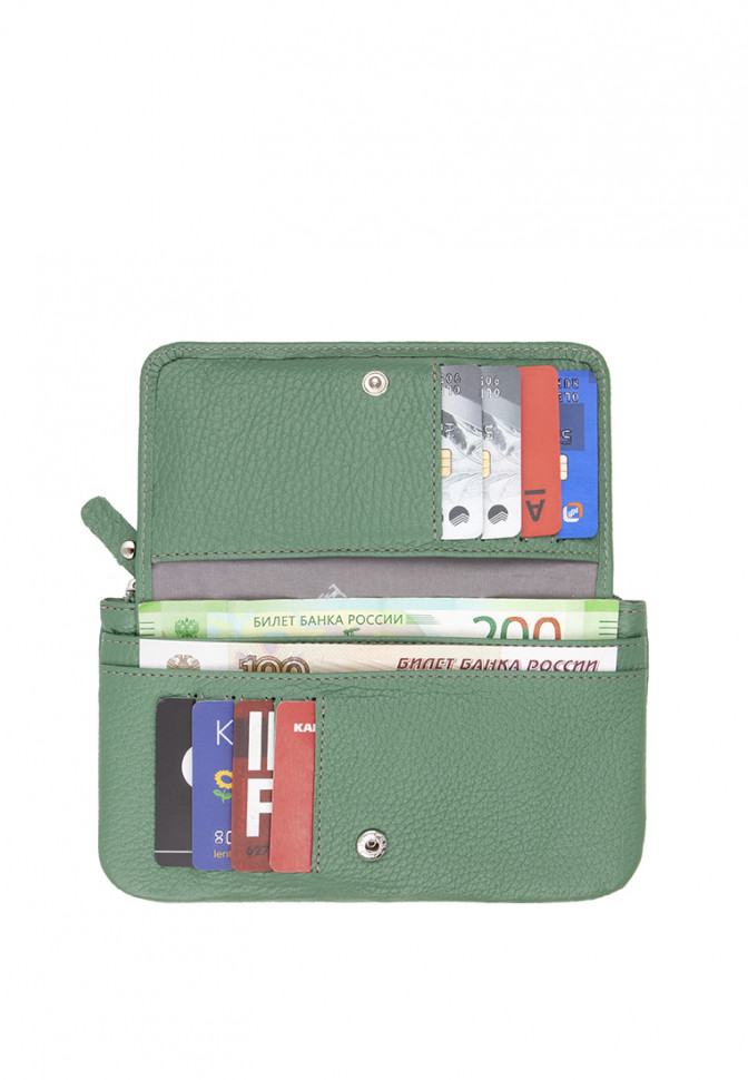 Кошелек Esse 78512 Инканто ВАСАБИ кожа флотер васаби Кошелек Esse 78512 Инканто ВАСАБИ кожа флотер васаби