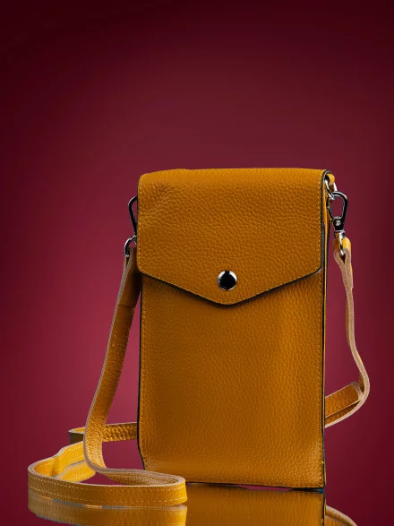 Сумка женская для телефона 5509 yellow