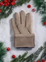 Перчатки женские Юйлин 7728 бежевые