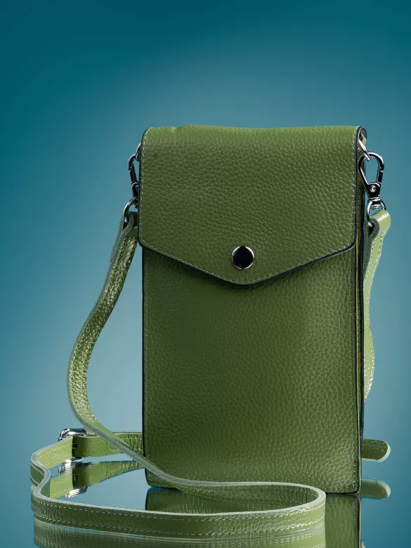 Сумка женская для телефона 5509 apple green