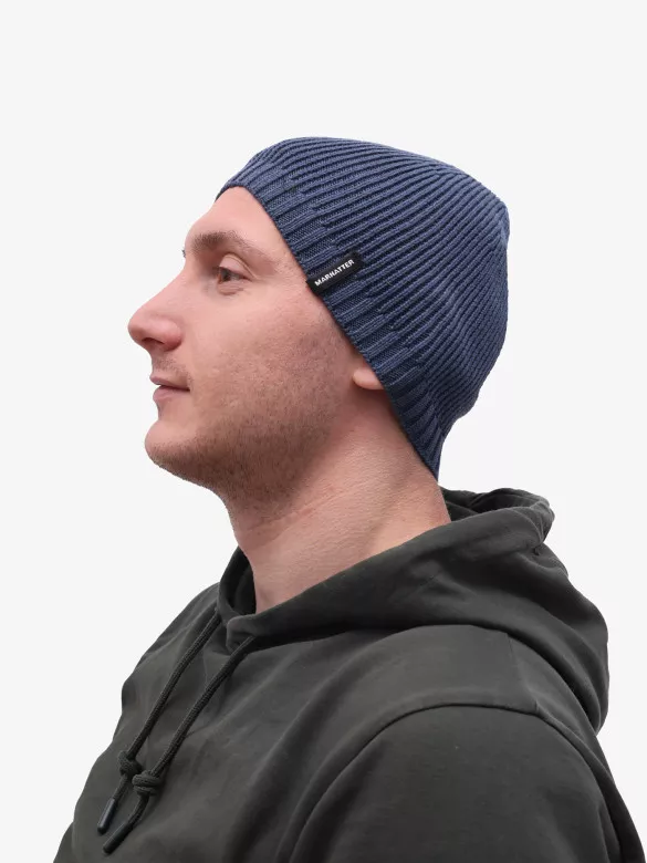 Шапка мужская MARHATTER 13152 джинс (57-59)