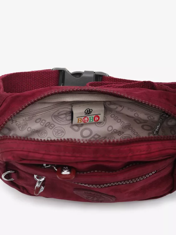 Сумка на пояс Bobo 8829-1 бордо Сумка на пояс Bobo 8829-1 бордо