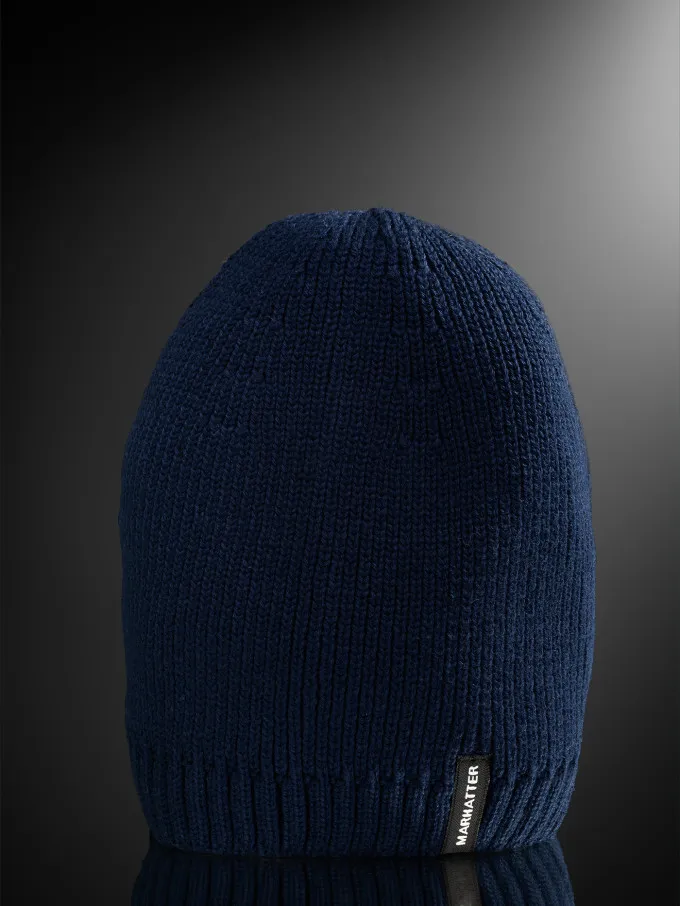 Шапка мужская 13152 MARHATTER синяя (57-59)