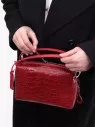 Сумка женская Karya 2229 красный крокодил