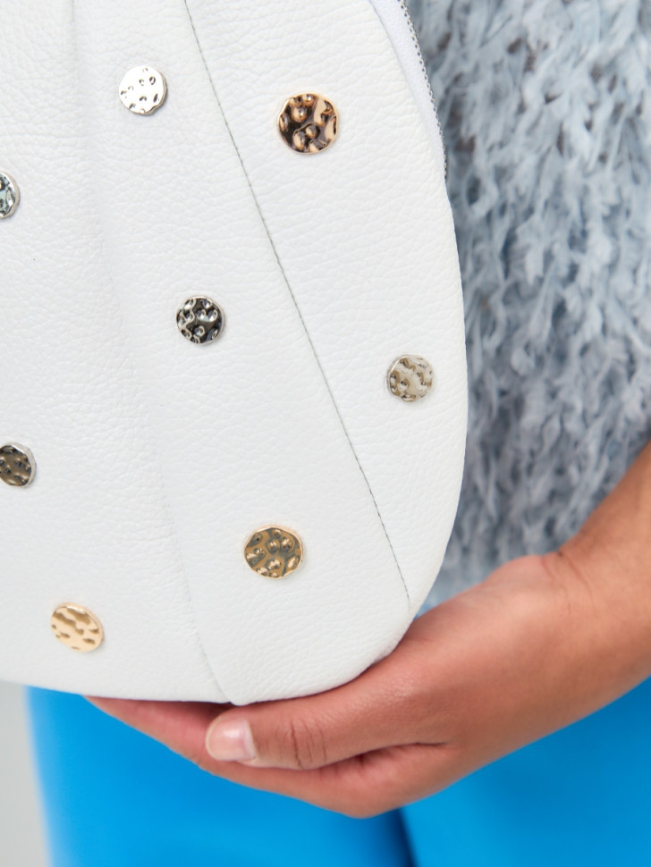 Сумка Curanni 2477 вителло белый/монет Сумка Curanni 2477 вителло белый/монет