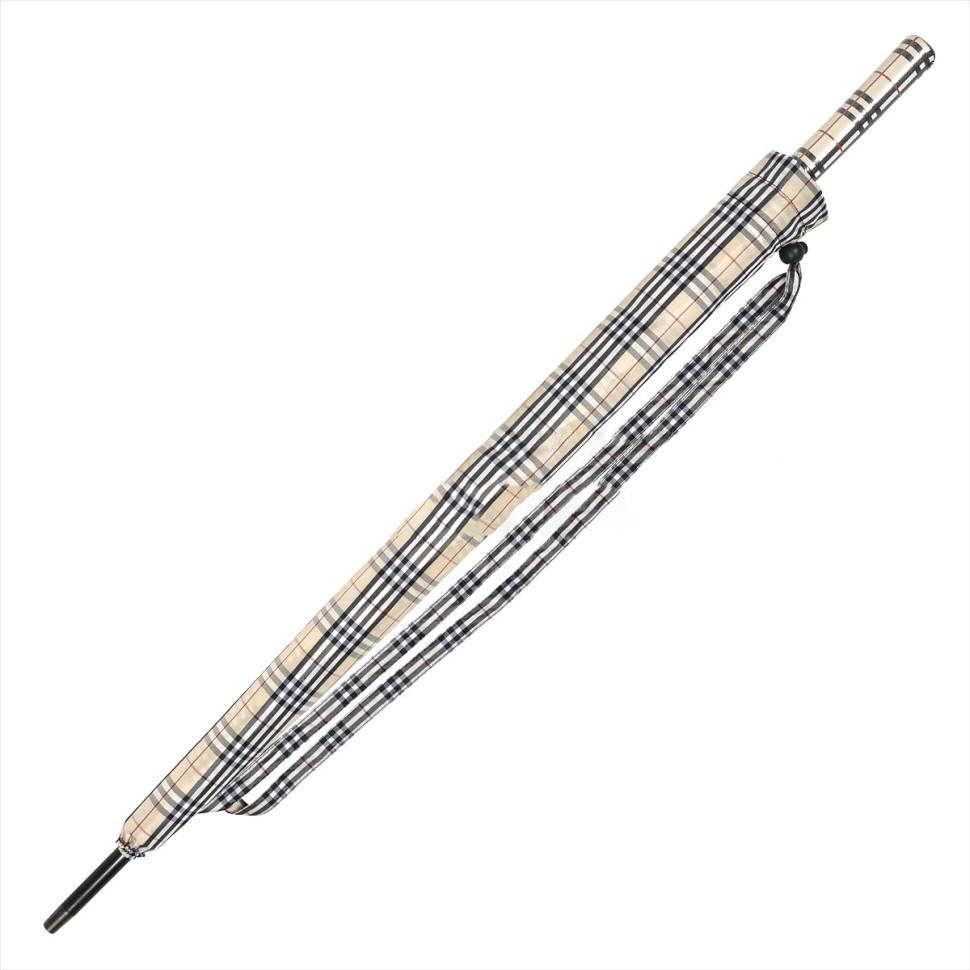 Зонт-трость Almas 437, 16 спицы, ручка прямая кожа Зонт-трость Almas 437, 16 спицы, ручка прямая кожа