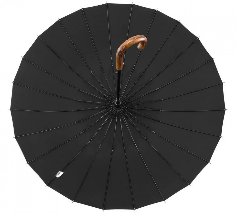 Зонт-трость семейный Pasio 135, 24 спицы, ручка крюк дерево