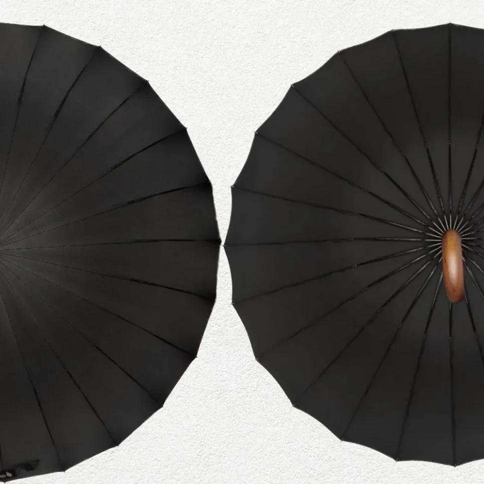 Зонт-трость семейный Pasio 135, 24 спицы, ручка крюк дерево