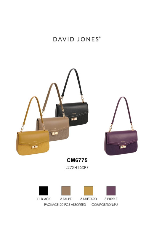 Сумка женская David Jones 6775 mustard Сумка женская David Jones 6775 mustard