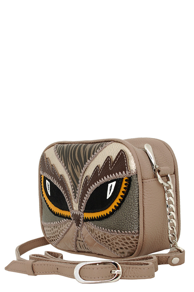 Сумка женская Protege, ДС-340-239, "Сова №5" капучино