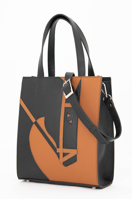 Сумка Protege ДС-554-314 "Конь" черный флотер