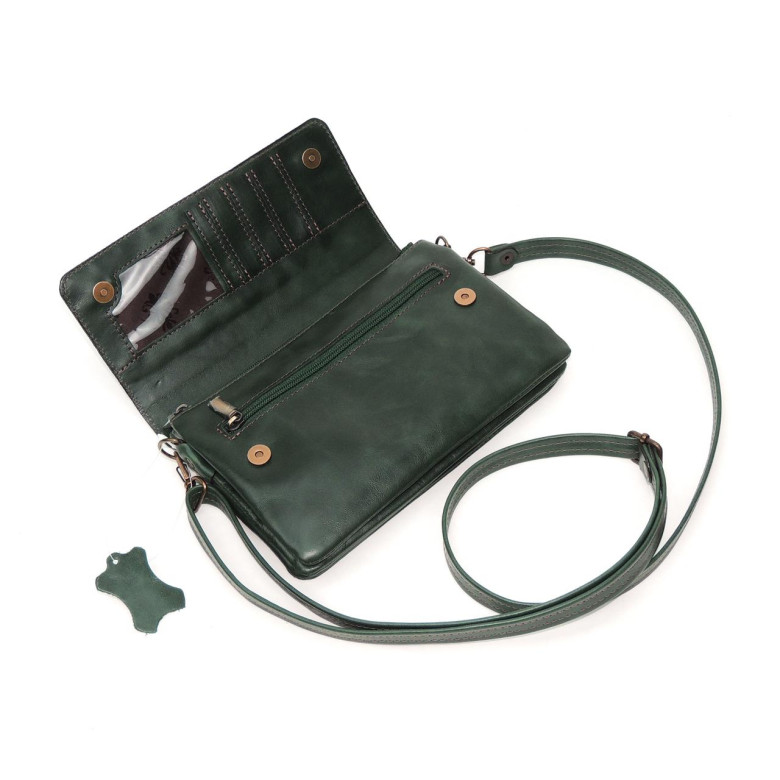 Сумка женская Natalia Kalinovskaya, «Гринли» Птица зеленая