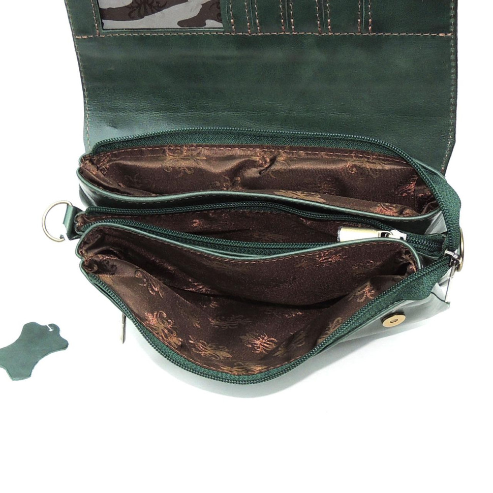 Сумка женская Natalia Kalinovskaya, «Гринли» Птица зеленая