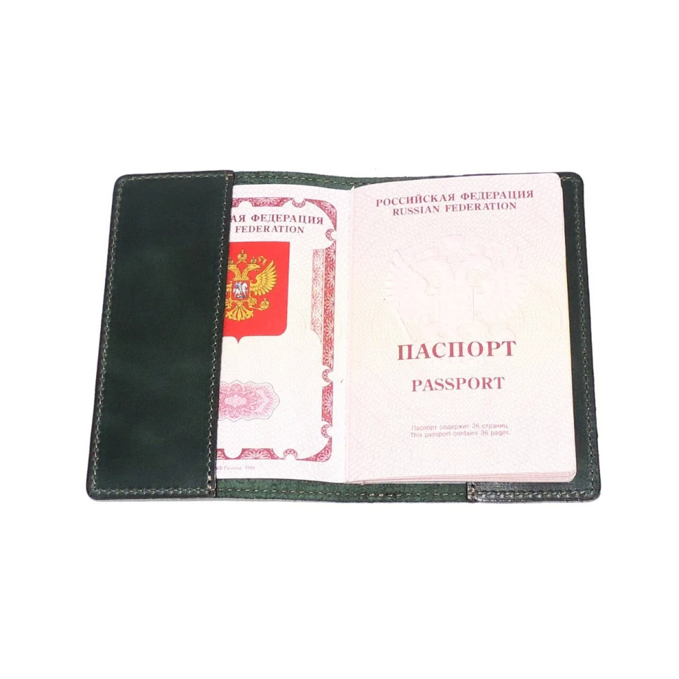 Обложка для паспорта Natalia Kalinovskaya Оп-63 птица зелёная Обложка для паспорта Natalia Kalinovskaya Оп-63 птица зелёная