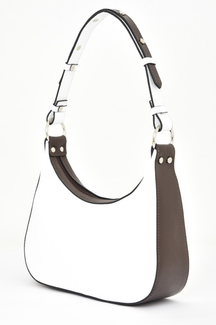 Сумка женская Protege Ц-511 белый/коричневый флотер