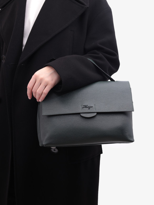 Сумка женская Karya 2447 тёмно-зелёная Сумка женская Karya 2447 тёмно-зелёная