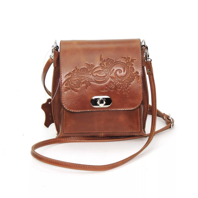 Сумка женская Natalia Kalinovskaya, С76т «Капри» рыжая Сумка женская Natalia Kalinovskaya, С76т «Капри» рыжая