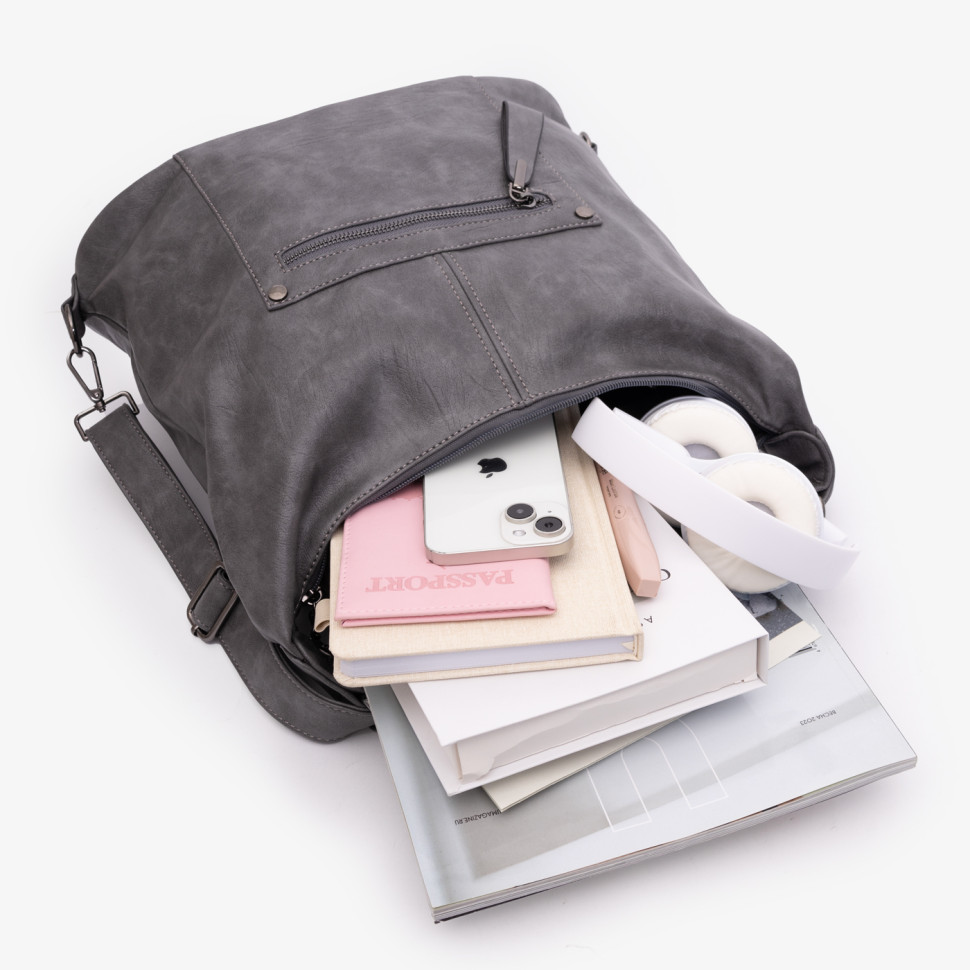 Сумка-рюкзак Roseshow 83130 серый