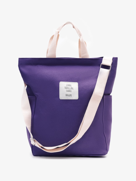 Сумка-шопер Living Traveling Share, Б 6005 темно-фиолетовая Сумка-шопер Living Traveling Share, Б 6005 темно-фиолетовая