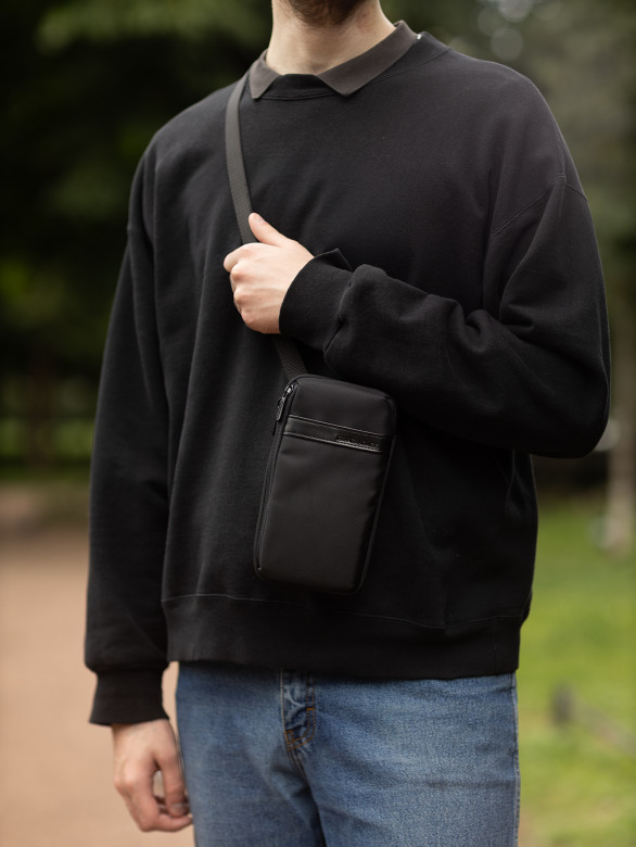 Сумка мужская David Jones 7690 black