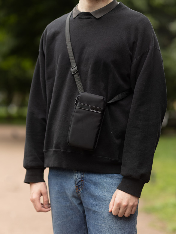 Сумка мужская David Jones 7690 black