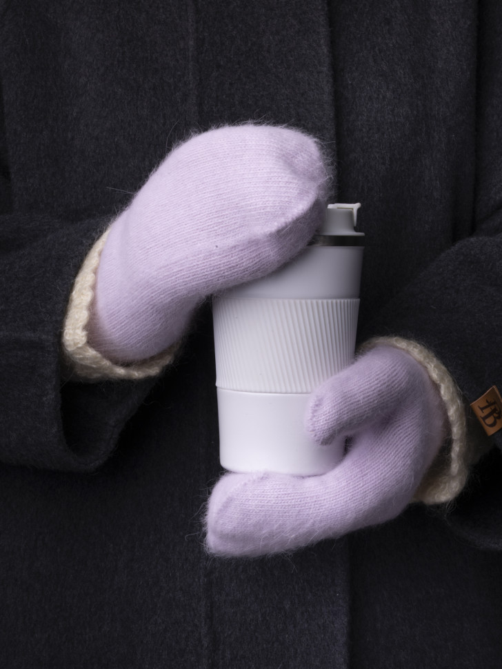 Варежки женские Мария В-5 сирень