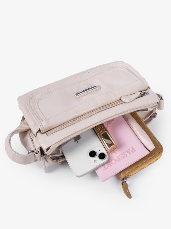 Сумка Runyi, 7017 светло-бежевая