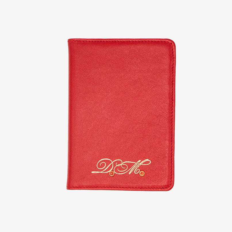 Обложка для автодокументов Domenico Morelli BKR1-K007-032 красный