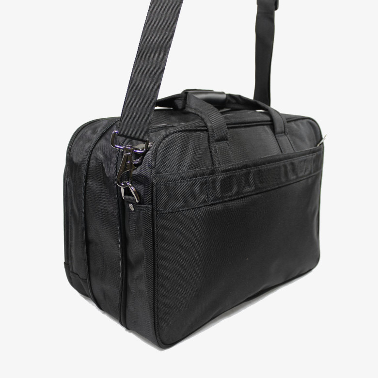 Мужская сумка раздвижная из текстиля Numanni 882 чёрная