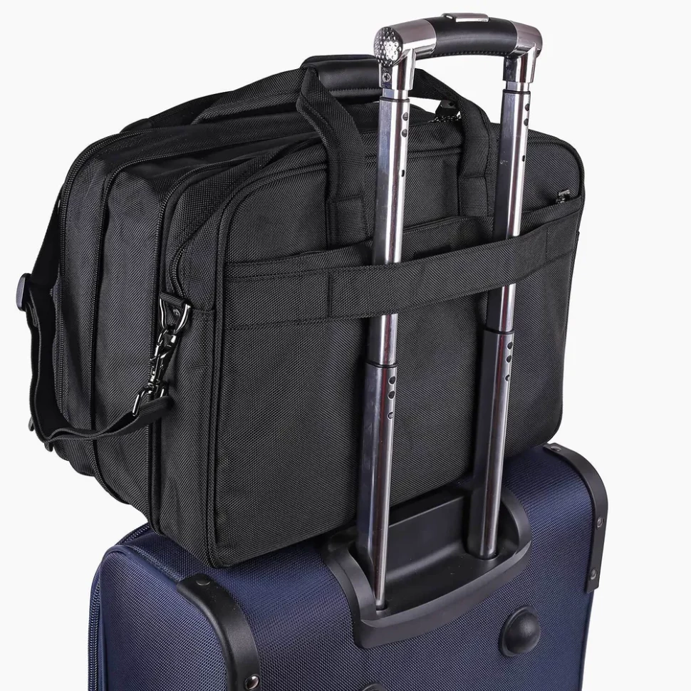 Мужская сумка раздвижная из текстиля Numanni 882 чёрная