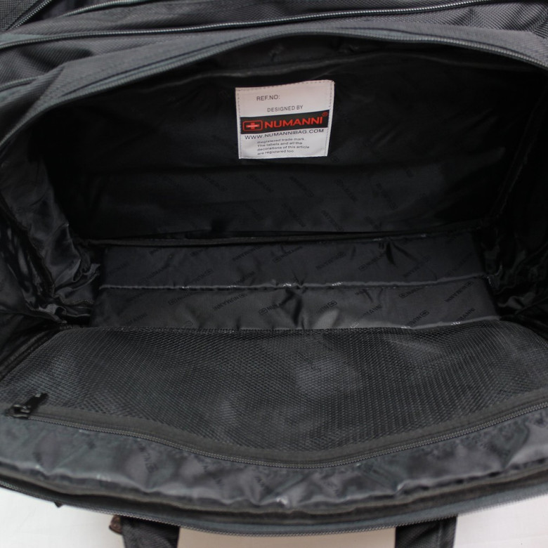 Мужская сумка раздвижная из текстиля Numanni 882 чёрная