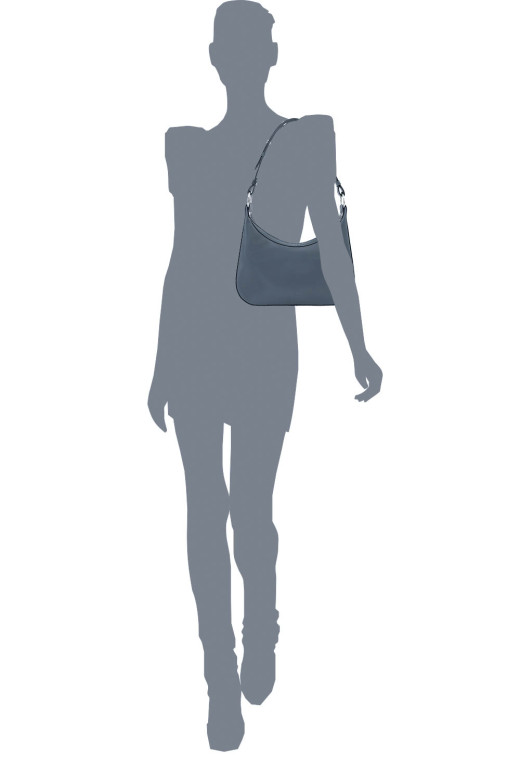 Сумка Protege Ц-511 серая гладкая