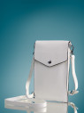 Сумка женская для телефона 5509 white Сумка женская для телефона 5509 white