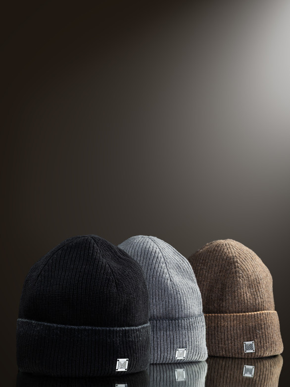 Шапка мужская 12271 MARHATTER чёрный (57-59)