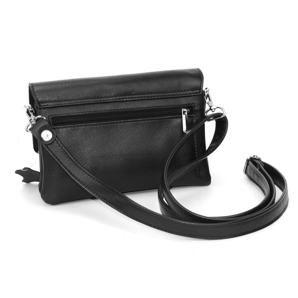 Черная женская кожаная сумка Natalia Kalinovskaya «Мальта»