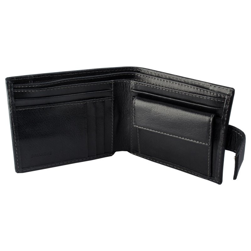 Портмоне мужское с хлястиком Camel 884/K чёрный Портмоне мужское с хлястиком Camel 884/K чёрный