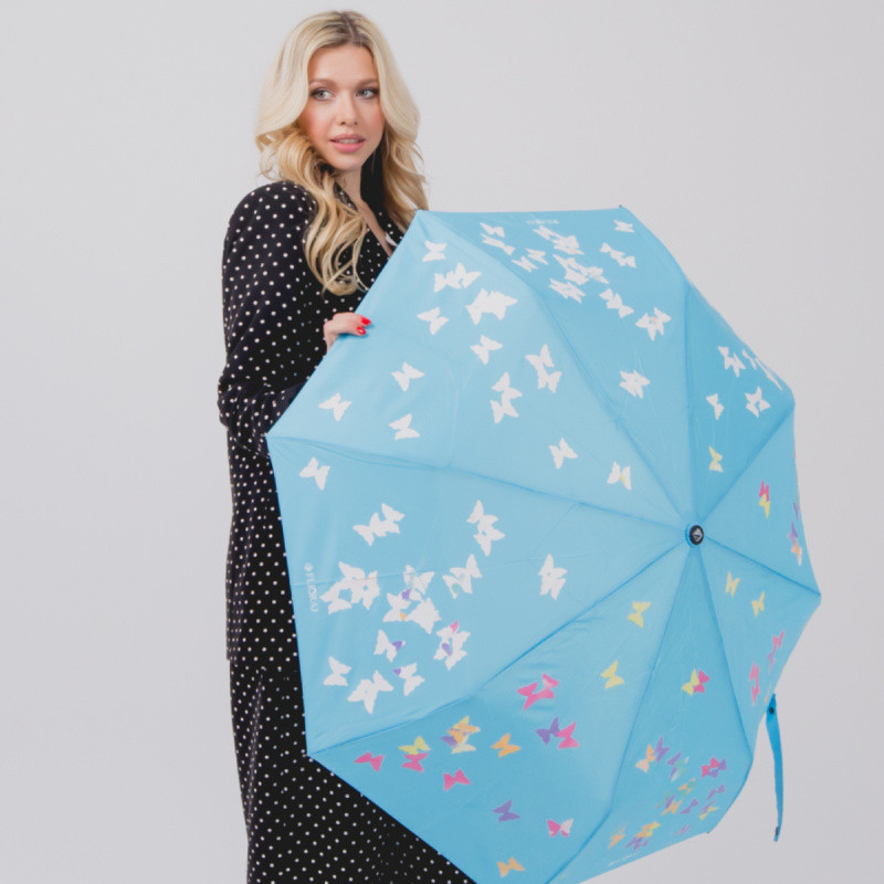 Зонт женский Flioraj 100717 бирюза Зонт женский Flioraj 100717 бирюза