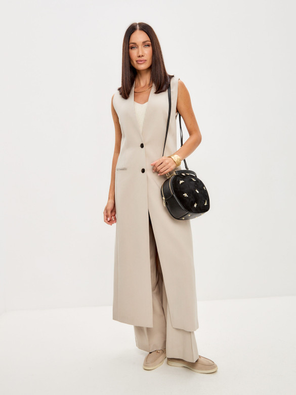 Сумка Curanni 2533 дольче замша черный