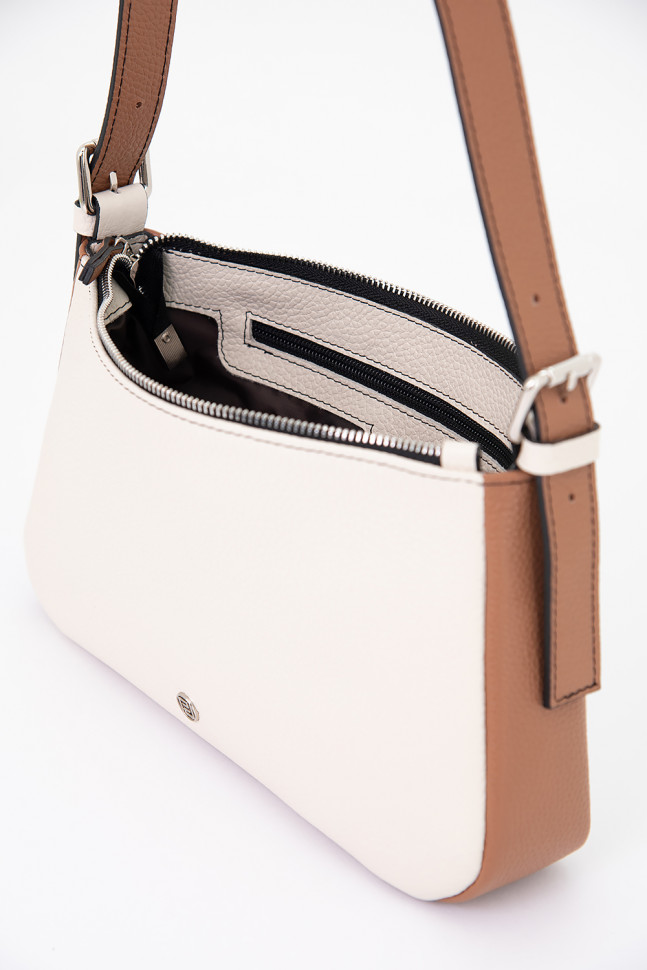 Сумка Protege Ц-549/2 бежевый/кэмел флотер Сумка Protege Ц-549/2 бежевый/кэмел флотер