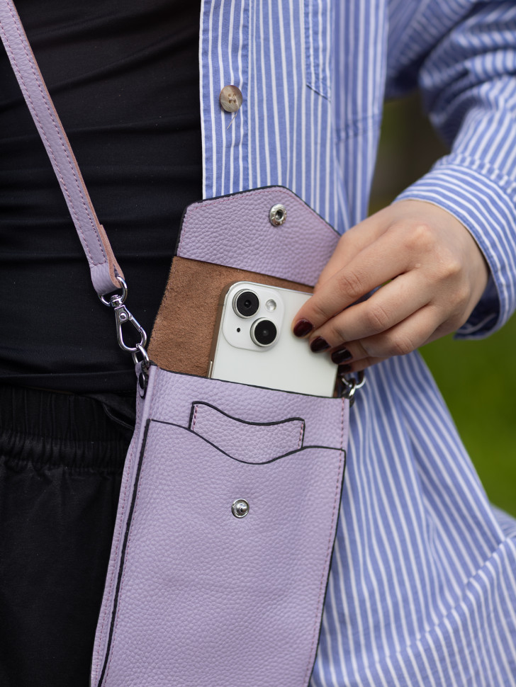 Сумка женская для телефона 5509 l.purple