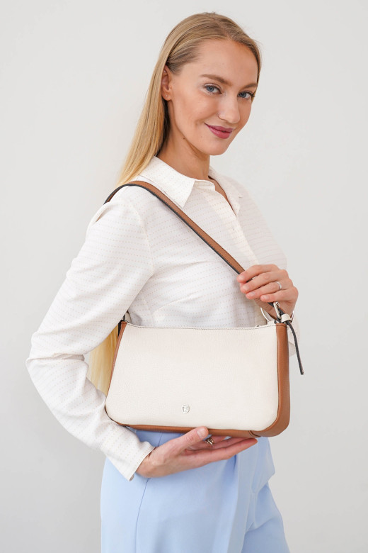 Сумка Protege Ц-549/2 бежевый/оранж флотер