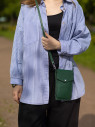 Сумка женская для телефона 5509 d.green