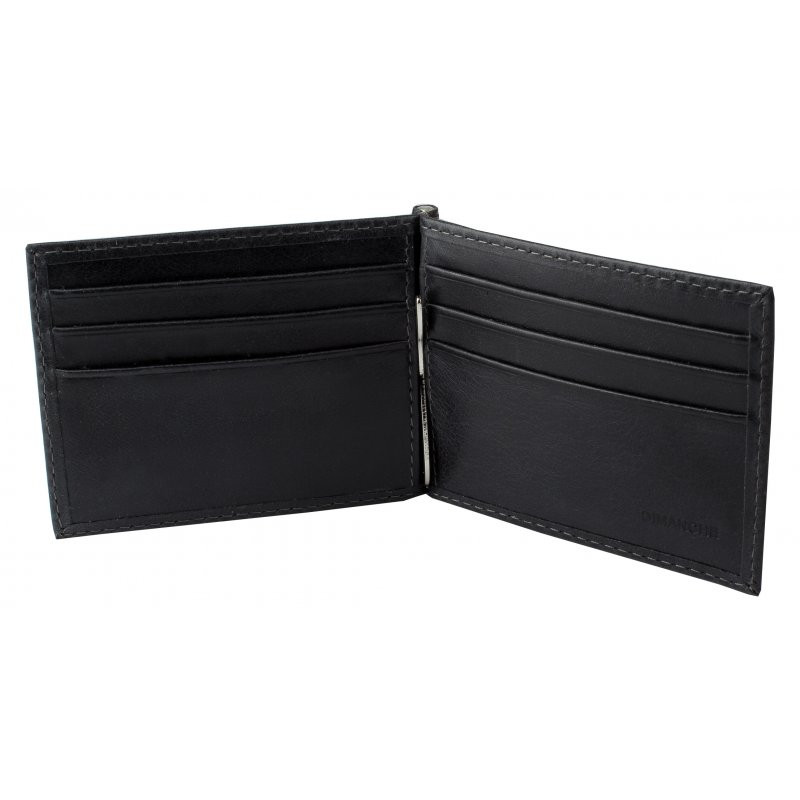 Зажим для денег Dimanche Camel 889/K чёрный, без отделения для мелочи Зажим для денег Dimanche Camel 889/K чёрный, без отделения для мелочи