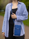 Сумка женская для телефона 5509 d.blue