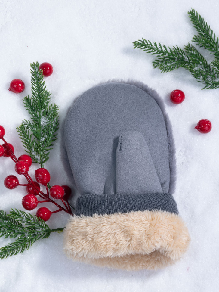 Варежки женские Baggins 0230 иск.мех Варежки женские Baggins 0230 иск.мех