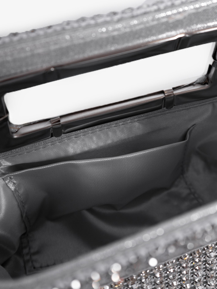 Клатч Baggins ZP029 серебристый