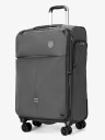 Чемодан из текстиля Kong LV 5901 серый 28" 4 колеса