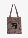 Сумка-шопер Baggins Cat коричневая