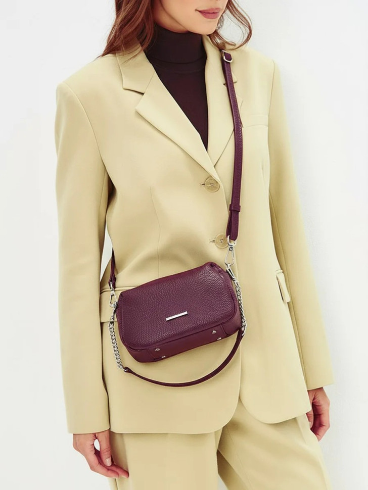 Сумка FIATO 2852 вителло бордо