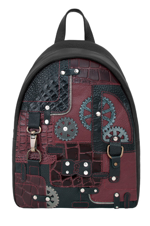 Рюкзак женский Protege, ДС-362-170 "Техно" чёрно-бордовый флотер Рюкзак женский Protege, ДС-362-170 "Техно" чёрно-бордовый флотер